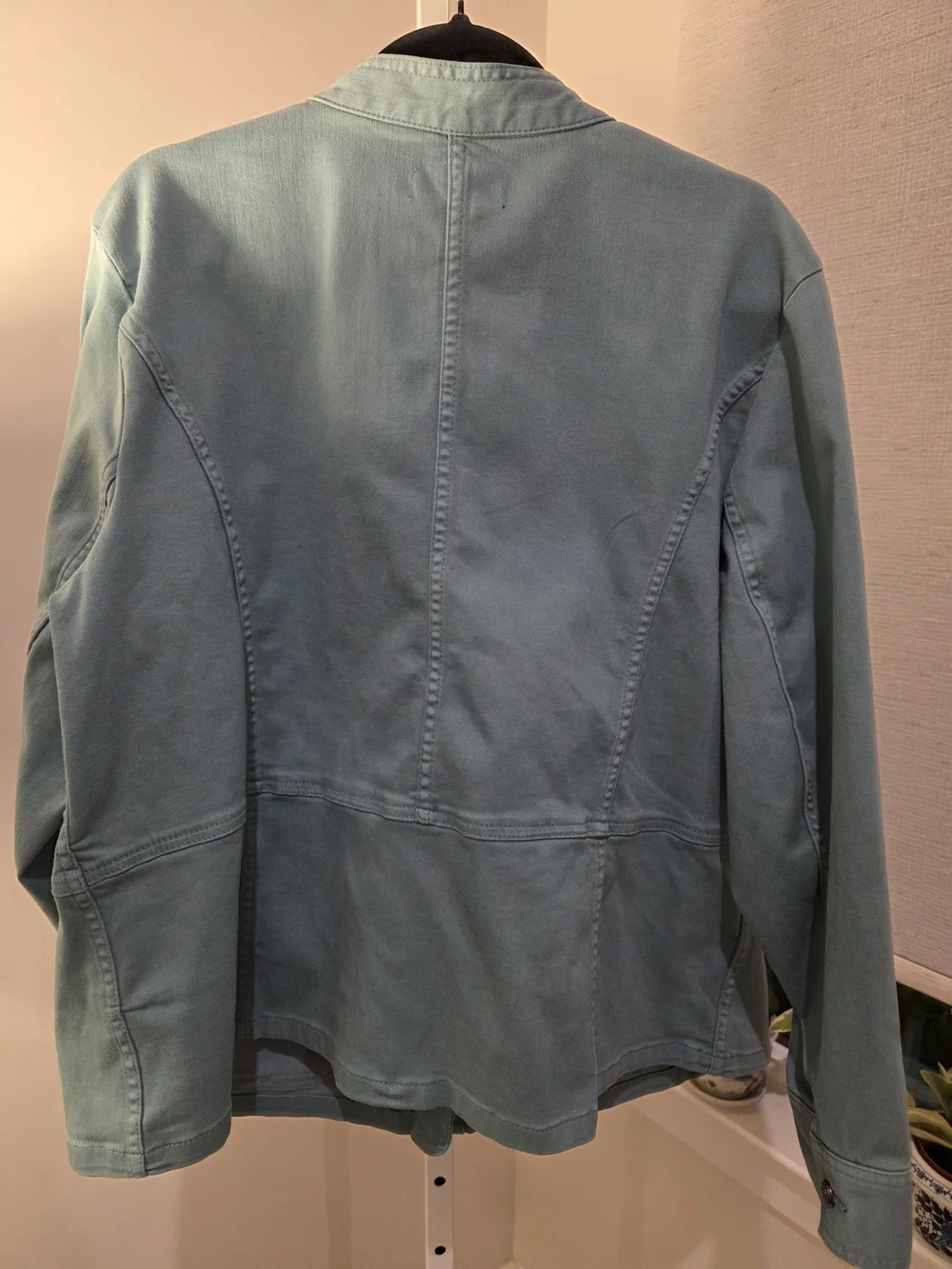 Talbots Utility Button-Front Jacket in Sage Green Size 2X - Picture 13 of 16
